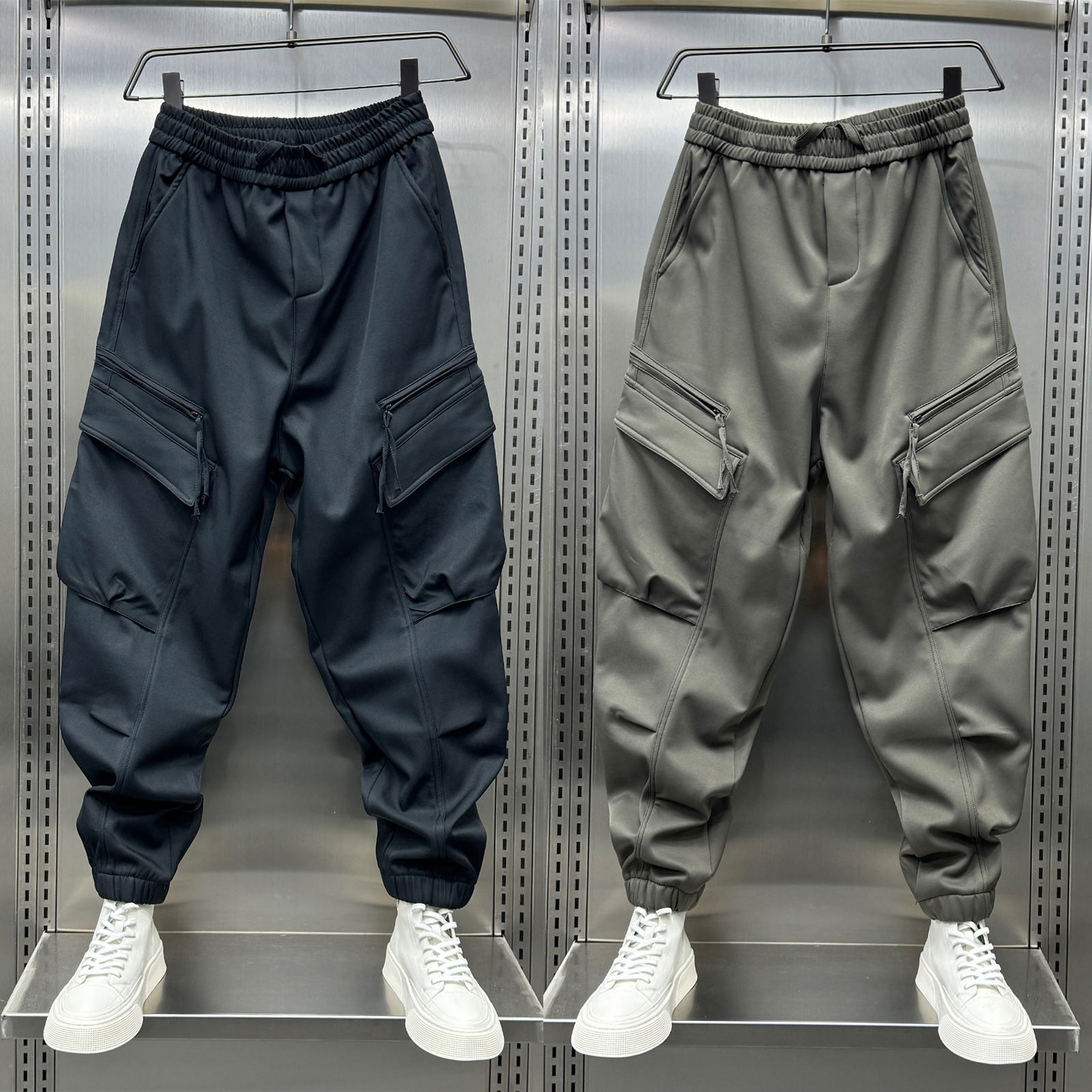 ZPK1美式宽松抽绳束脚休闲裤