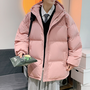 冬季 男士 宽松棉服连帽外套保暖舒适潮 港风备货10万 2023秋冬新款