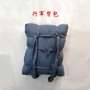 演出道具红军背包八路军背囊冲锋号红色用品干粮袋子弹袋大刀道具