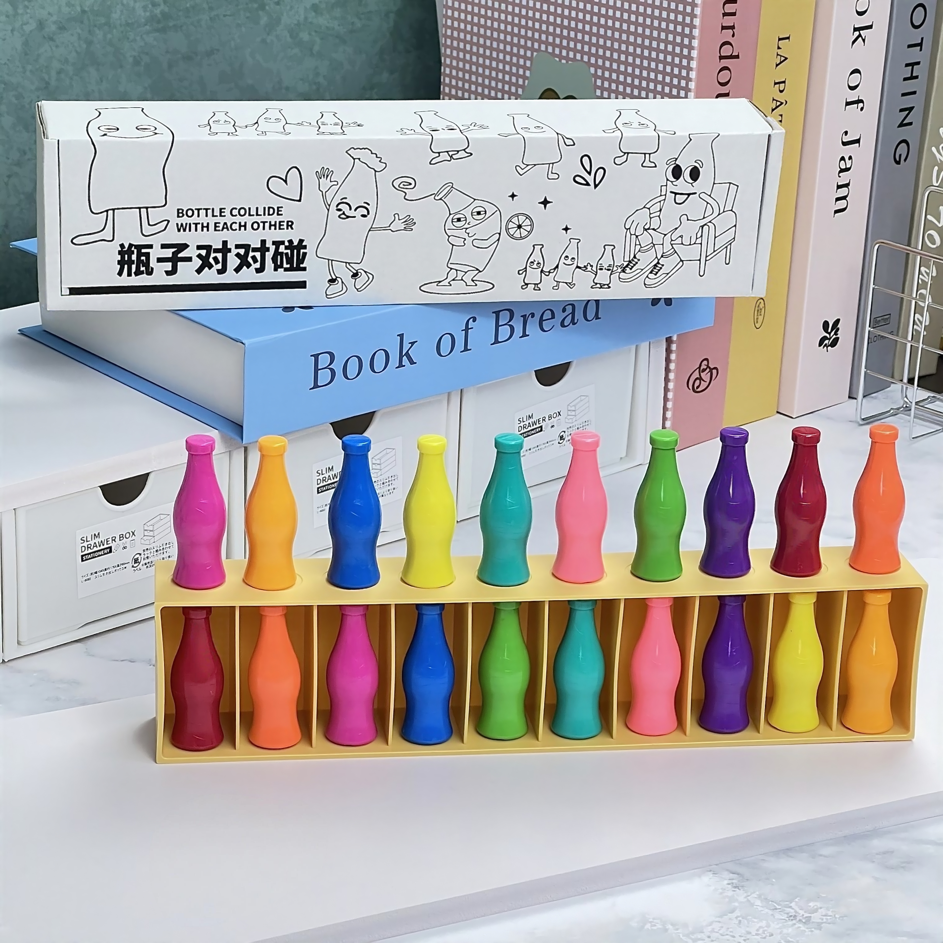 猜瓶子对对碰颜色记忆思维训练