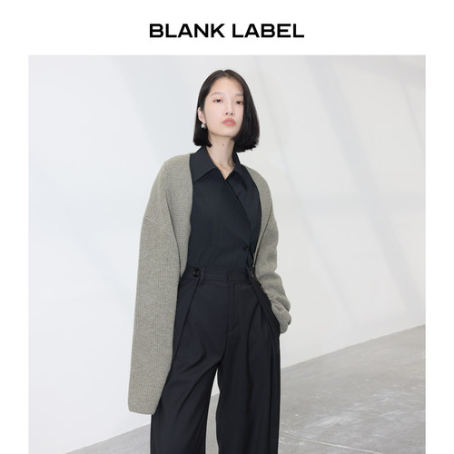针织开衫Blanklabel极简
