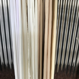 横店月娥羽绒服面料白色米色系列面料