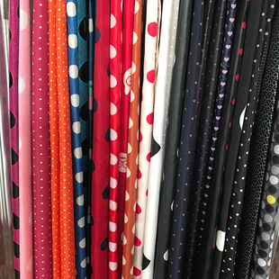 横店月娥羽绒服面料 圆点系列面料