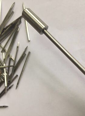 304不锈钢毛细管定制 缩尖打孔 倒角翻边 折弯封圆头