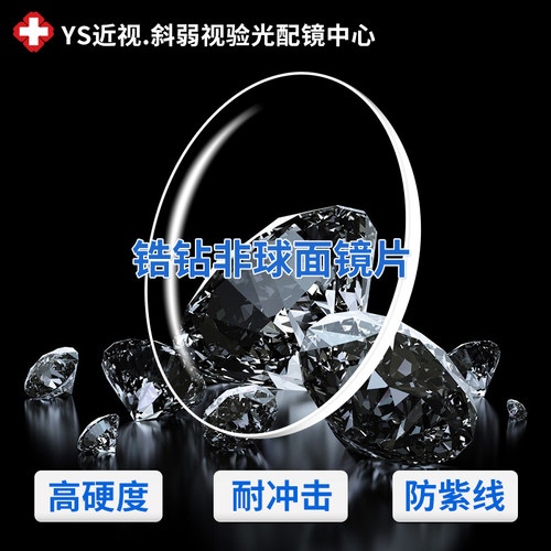 锆钻非球面防辐射近视远视散光树脂镜片1.56 1.61 1.67 1.71 1.74 - 封面