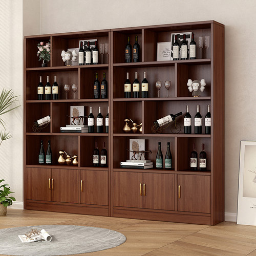 2025新款中古风实木酒柜