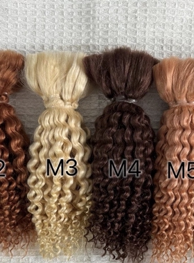 拉美HumanRemy娃娃发顺发bjd英寸5x53pcs工艺假发3分6分4分