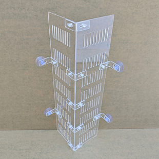 鱼缸水族箱水泵直角挡板溢流区直角挡板防水泵吸小鱼隔离区带吸盘