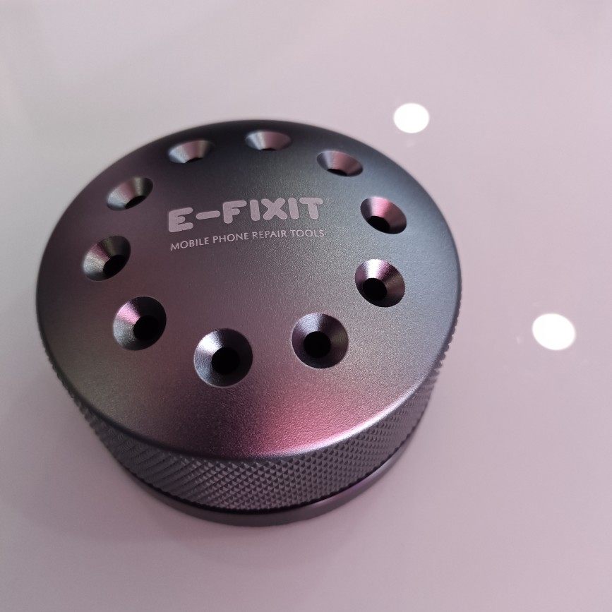 E-FIXT螺丝刀旋转底座手机店维修台桌面起子收纳