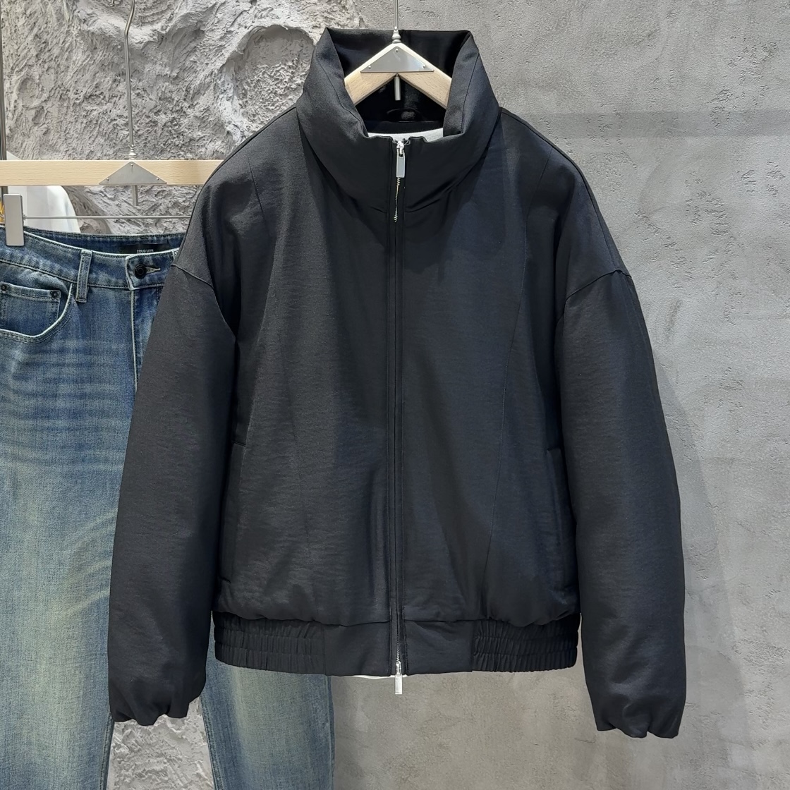 冬季新款立領短款羽绒服