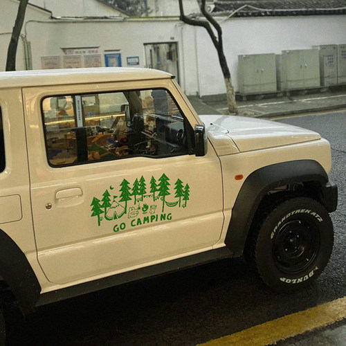 越野车防水防晒改装贴纸旅行车贴