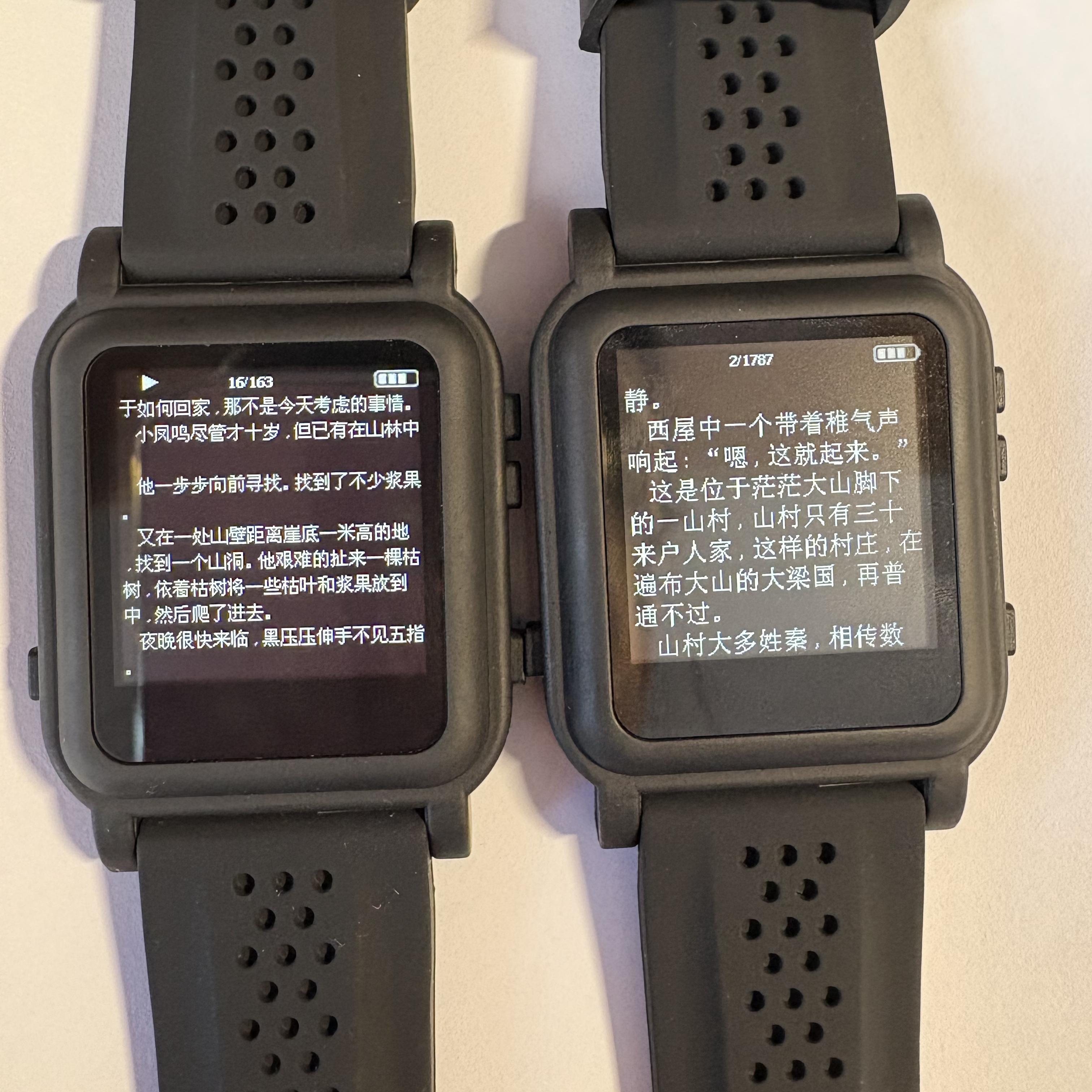 存储文档显示器MP3手表MP4电子书txt资料阅读器音乐图片时尚手表