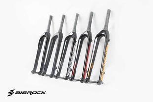 正品bigrock大石碳纤维山地车前叉27.5 29寸硬叉山马110开档前叉