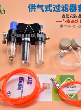 供气式全面具防毒喷漆喷砂甲醛