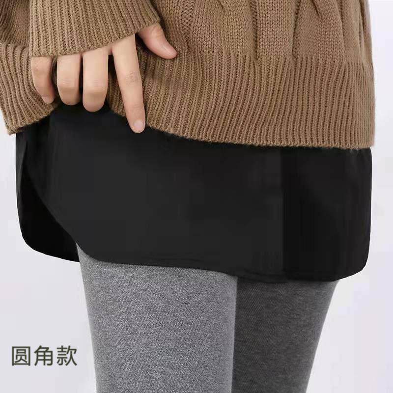 加绒加厚卫衣遮屁股假下摆打底裙屁帘黑色遮屁帘假打底叠穿鲨鱼裤,女装/女士精品,半身裙,淘宝优惠券,粉丝福利购,淘宝优惠卷