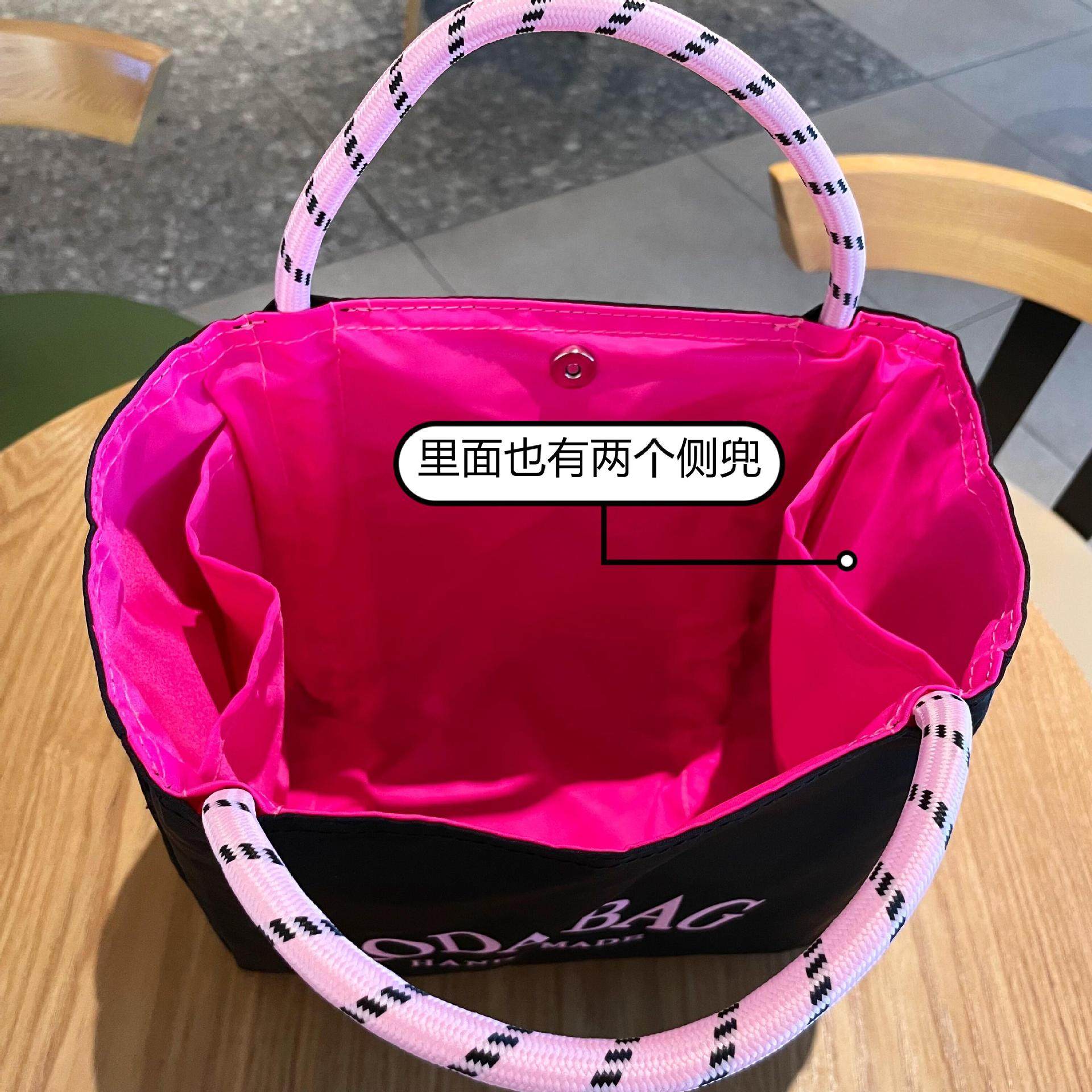 多巴胺撞色纯色雨伞布手提袋带娃小号饭盒包便携便当手提包妈咪包,箱包皮具/热销女包/男包,通用款女包,淘宝优惠券,粉丝福利购,淘宝优惠卷