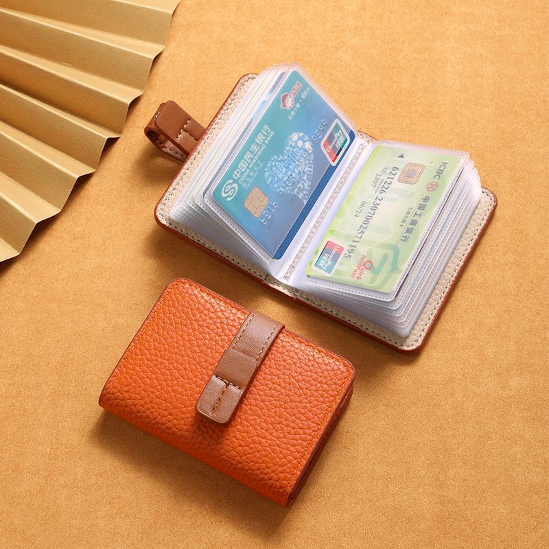 真皮证件卡包女小巧网红新款驾驶证卡套包二合一大容量多卡位