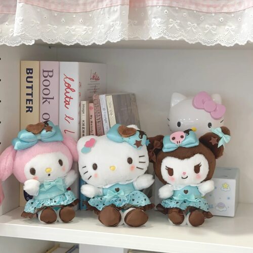 日本三丽o 薄荷巧克力系列hellokitty包挂件美乐蒂库洛米挂饰挂件