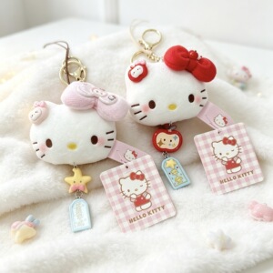 日本正版可爱毛绒kitty猫