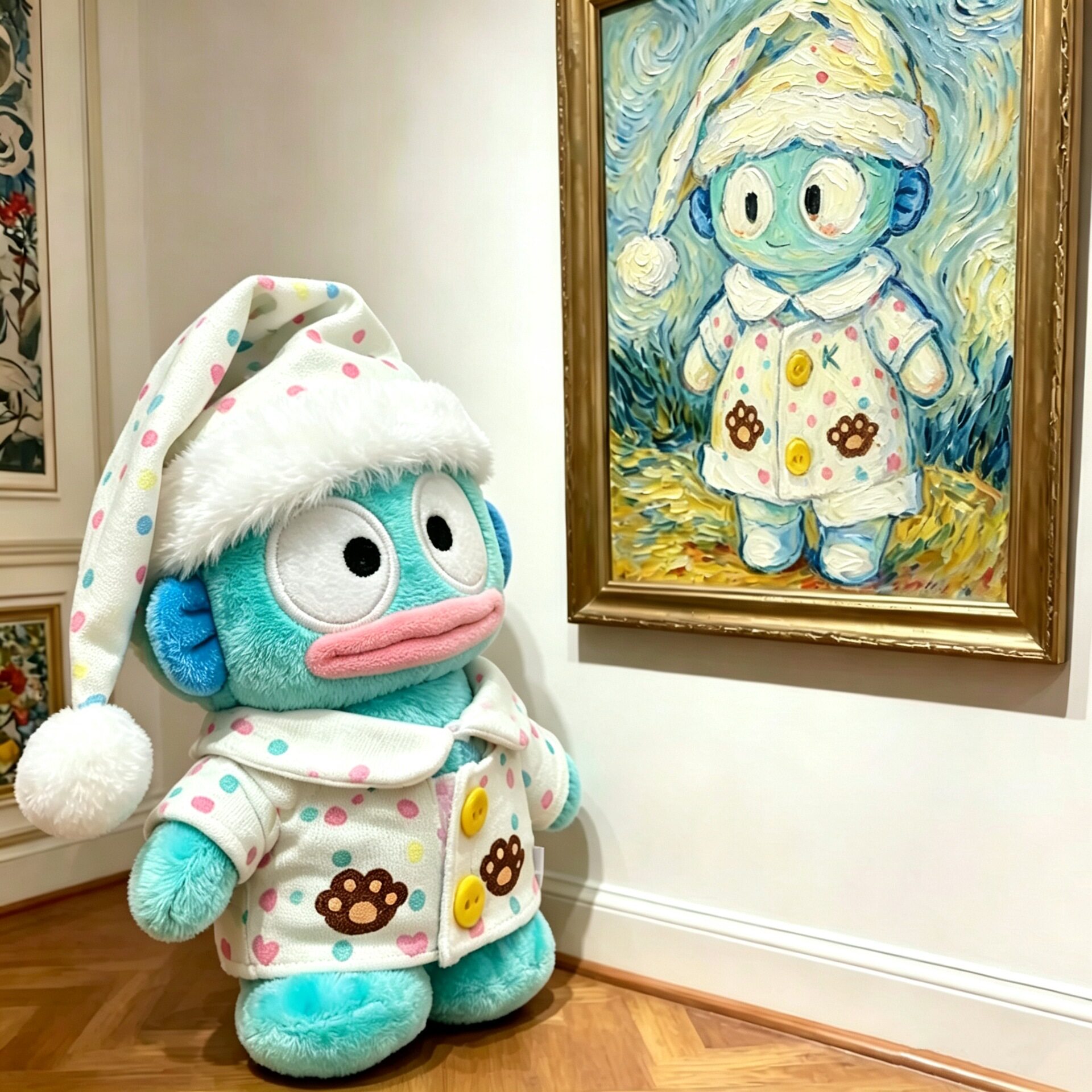 日本正版睡衣丑鱼汉顿毛