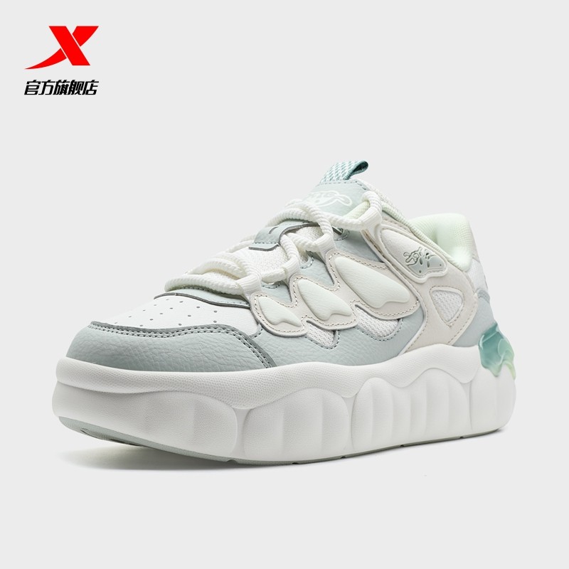 特步女鞋布丁鞋2026新款低帮板鞋学生舒适轻便运动鞋女百搭休闲鞋,运动鞋new,板鞋,淘宝优惠券,粉丝福利购,淘宝优惠卷