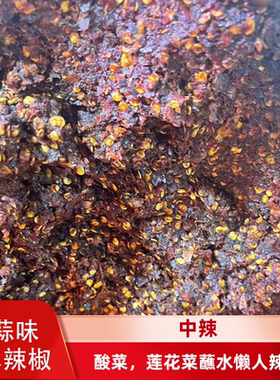 特产懒人苦蒜豆丝味蘸水辣椒中辣