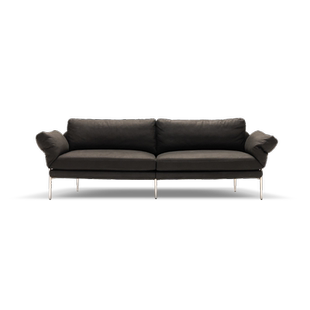 十二时慢枕山真皮沙发现代极简轻奢大小户型头层牛皮沙发转角组合