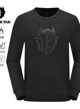 BLACKYAK/布来亚克男士户外运动长袖圆领LOGOT恤FNM515