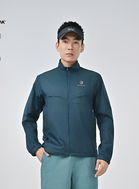 BLACKYAK/布来亚克 新款蓝色轻量防风休闲夹克拉链外套男MVM007