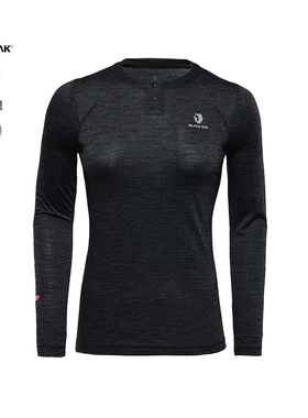 BLACKYAK/布来亚克 春秋季新款女士长袖弹力圆领T恤FVW656