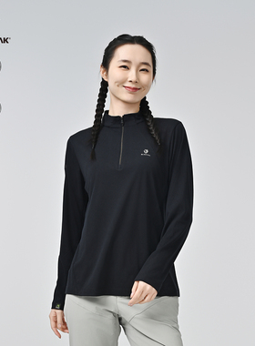 BLACKYAK/布来亚克 女士新款长袖半拉T恤SVW262