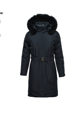 BLACKYAK/布来亚克 WINDSTOPPER长款鹅绒羽绒服女WVW564蓬松度694