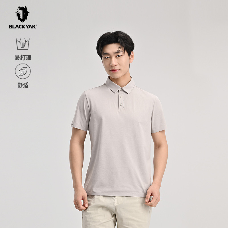 BLACKYAK/布来亚克2026夏新款男日常通勤防晒短袖POLO衫SIM177
