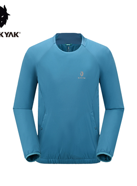 BLACK YAK/布来亚克 男士户外休闲长袖保暖加棉T恤FNM543