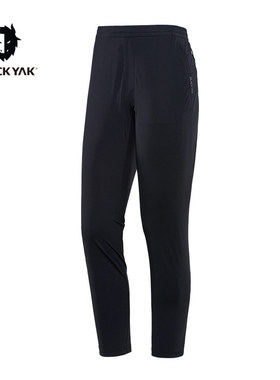 BLACKYAK/布来亚克 BAC系列男士夏季松紧腰针织弹力长裤MNM025