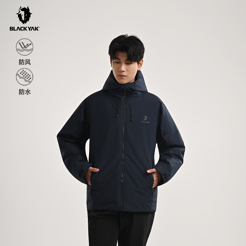 BLACKYAK/布来亚克2025冬新款男士90鹅绒防水羽绒服722蓬WYM681