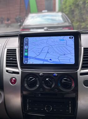 适用海外05-14 Mitsubishi Triton L200 KB4T车载中控CARPLAY导航