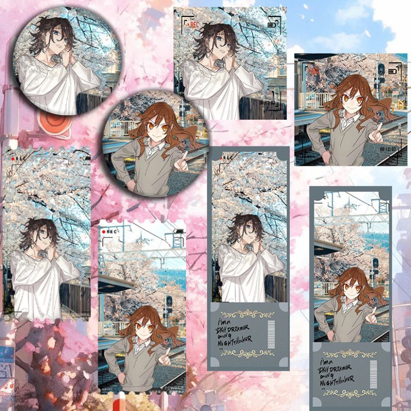 动漫堀与宫村京子伊澄石川透二次元周边胸针挂饰品徽章吧唧礼物