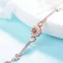 Vòng tay nữ bạc sterling 100 ngôn ngữ Tôi yêu bạn bộ nhớ chiếu vòng tay bạn gái Tanabata Ngày lễ quà tặng tùy chỉnh - Vòng đeo tay Cuff vòng tay nam