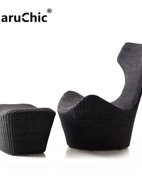 MaruChic设计师家具grande papilio armchair大凤蝶布艺沙发椅