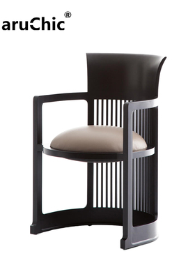 MaruChic创意设计师家具606 barrel taliesin筒塔利辛 曲背餐椅