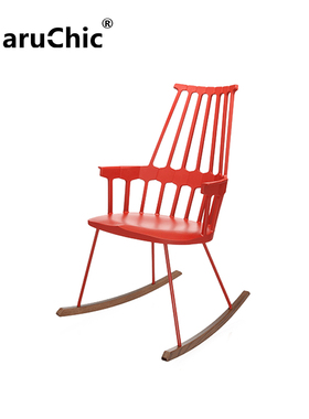 MaruChic创意设计师家具comback chair雪橇摇椅休闲椅