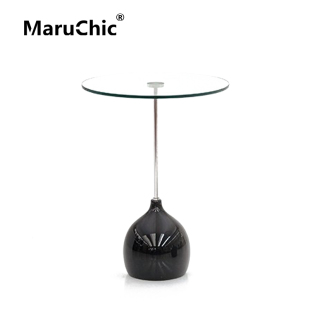 MaruChic设计师创意家具 钢化玻璃钢小茶几边几角几 table adachi