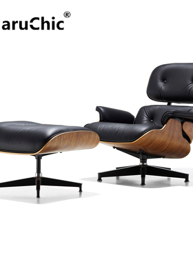 MaruChic设计师家具eames lounge chair and ottoman伊姆斯躺椅