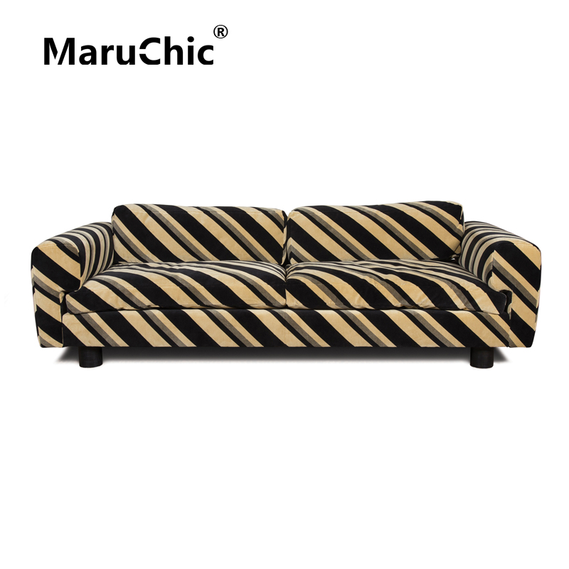 MaruChic北欧条纹布艺沙发
