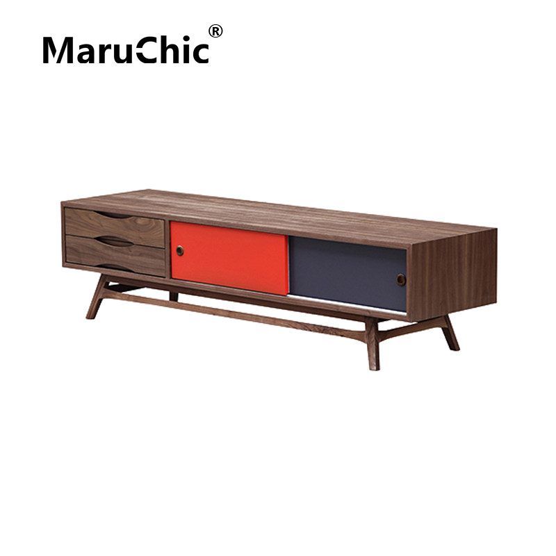 MaruChic北欧实木colorpop modern retro简约现代储物柜餐边柜 - 实物图