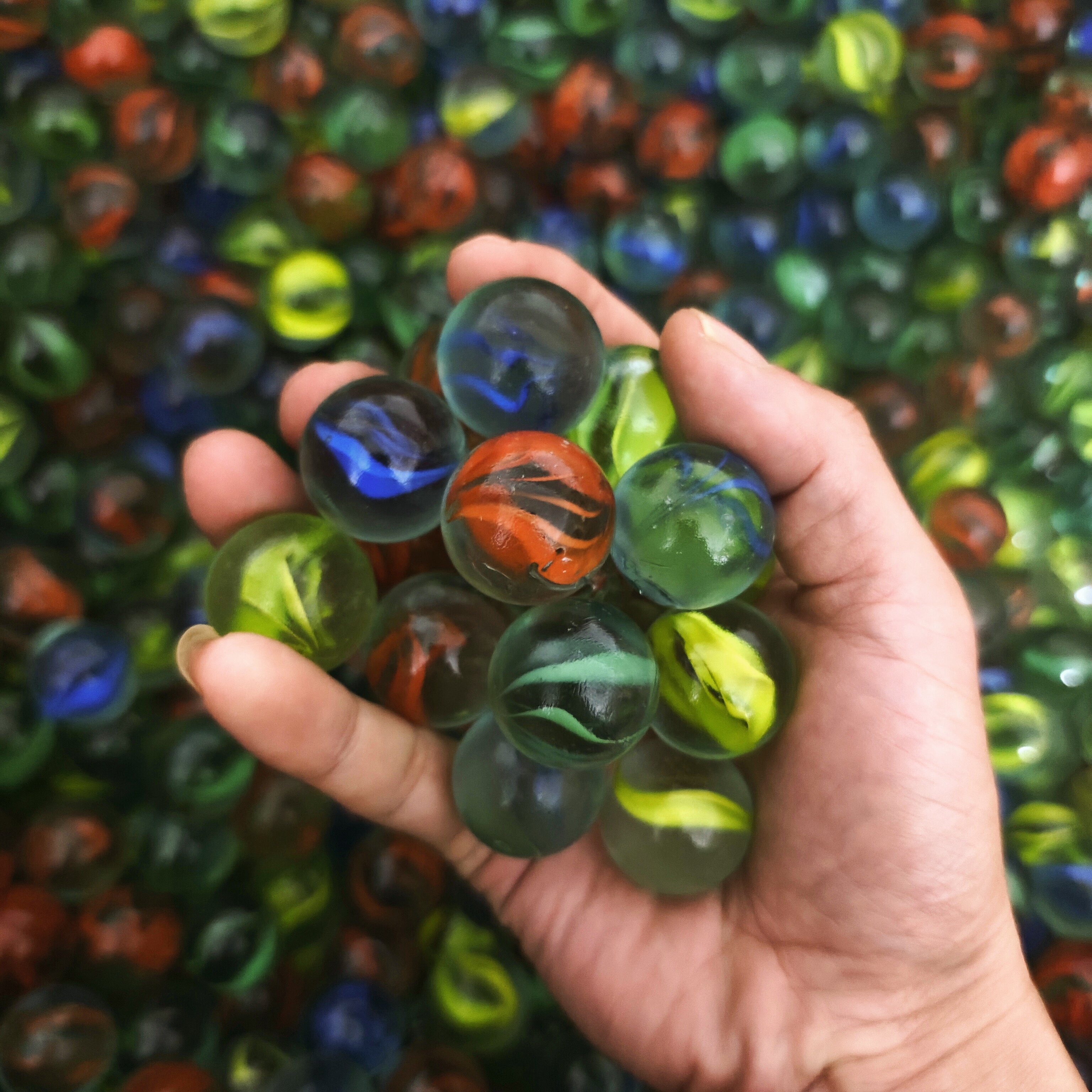 玻璃弹珠大号小号弹珠玻璃球游戏机专用玻璃珠儿童玩具珠子吉童