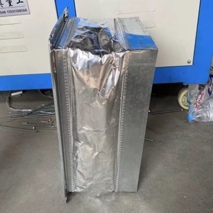 中央空调铝箔布软连接风机盘管 方形保温通风管道可变径 带边法兰