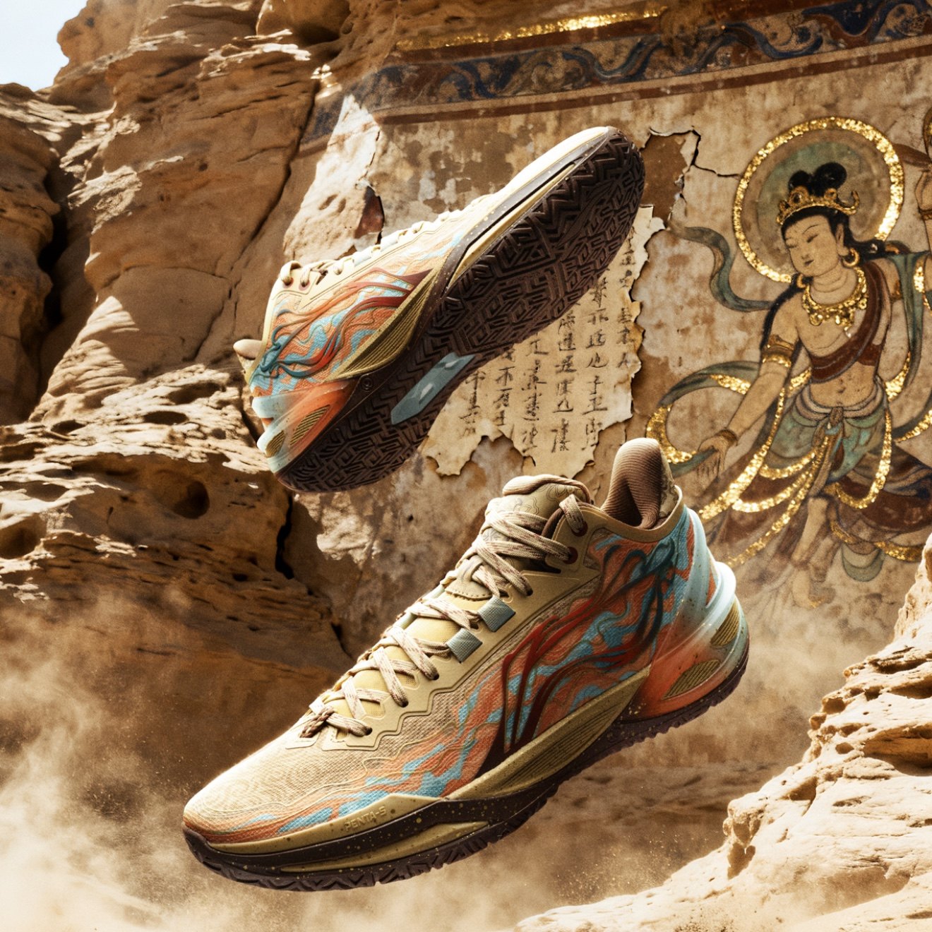 Lining/李宁利刃6万花筒䨻轻弹缓震碳板低帮实战篮球鞋ABAV063