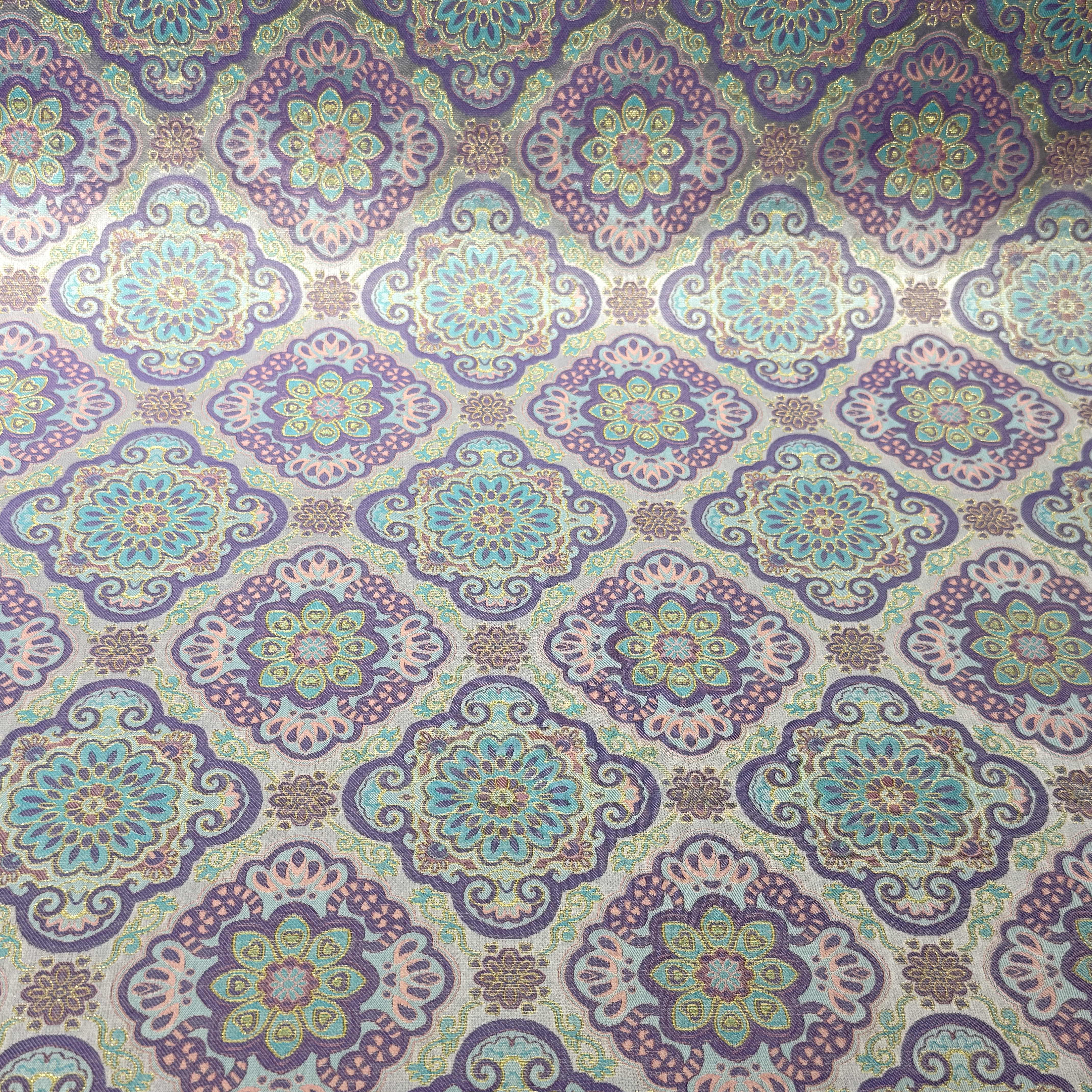 非遗传承织金宋锦西楼锦华100桑蚕丝（除金线外）面料